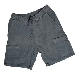 ASOS Design Dark Grey Linen Blend Shorts Size 2XS